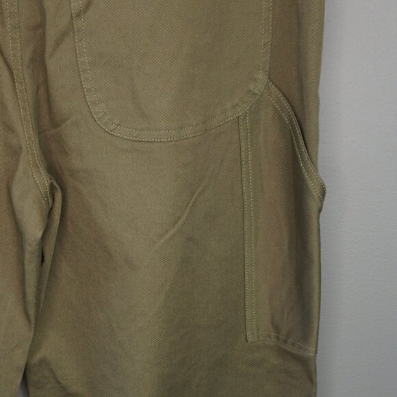 New TWP High Rise Baggy Relaxed Fit Pants in Olive Green size 10 - Picture 10 of 15